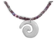Charming Shark Boys Beaded with Bone Round Necklace 18