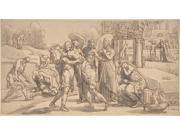 Raguels Reception of Tobias at Ecbatana Poster Print by Pieter Aertsen (Netherlandish  Amsterdam 1507/8–1575 Amsterdam)