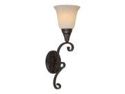 Forte Lighting 1 Light Wall Bracket in Bordeaux - 2540-01-64