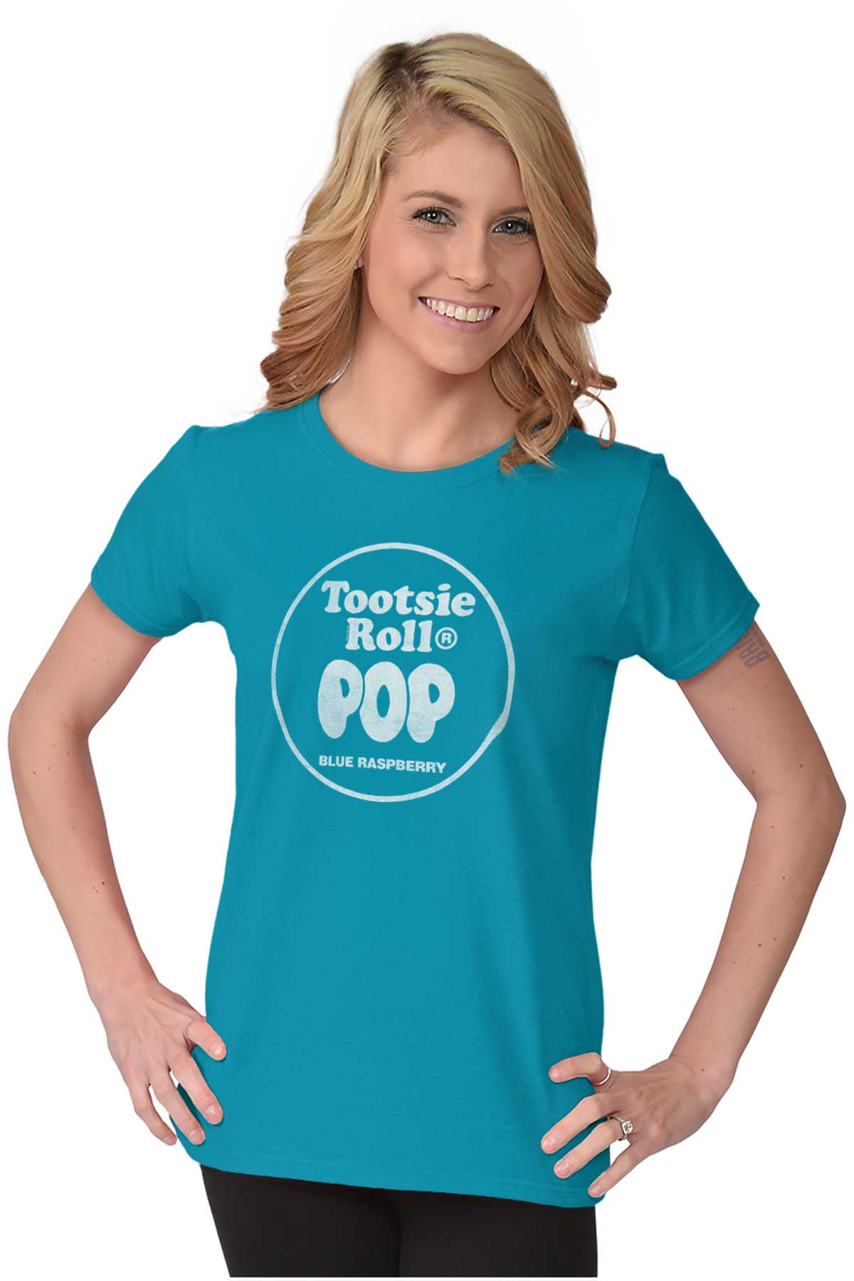 Tootsie Roll Pop Flavor Raspberry Women S T Shirt Ladies Tee Brisco Brands 2X