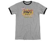 Dubble Bubble Hot Chew Mens Adult Heather Ringer Shirt