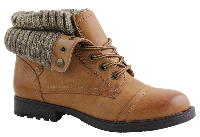 Grand Step 5674-02 Women Tan Tractor Footwear Size - 8