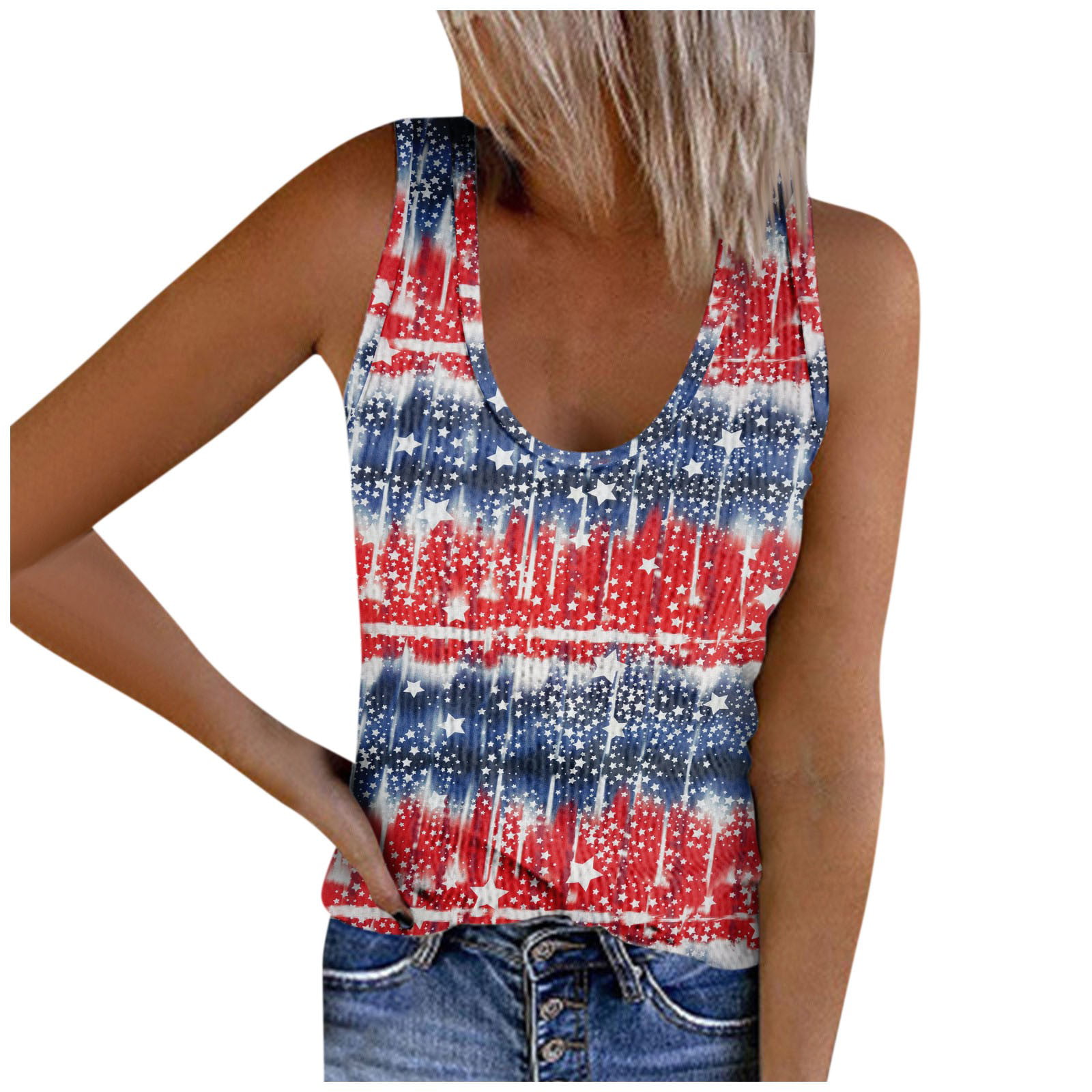 CLZOUD Seamless Spaghetti Strap Leisure Light Blue Women S Street Casual Strap Tank Top Sports Stripe Tank Top Jelly Color
