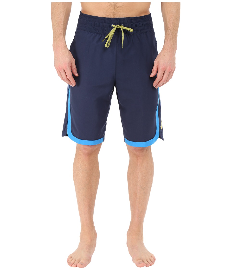 Nike - Color Surge Beacon 11 Volley Short (midnight Navy) Men's Swimwear