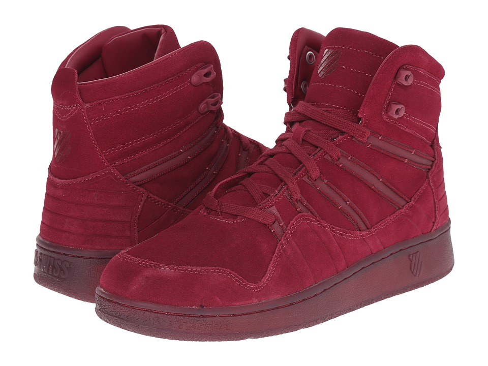 K-swiss - Volley Mid Suede Reflective (rhododendron/rhododendron Suede) Men's Tennis Shoes