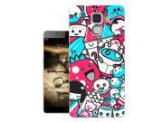 Huawei Ascend G8/huawei G7 Plus 5.5'' Gel Silicone Case All Edges Protection Cover C0726 - Kawaii Pop Art Tattoo Popcorn Ice Cream Candy Cartoon Monst
