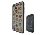 iPhone 6 6s 4.7''  Gel Silicone Case All Edges Protection Cover C0275 - Collage Food Ice Cream Cupcake Doughnut Mcaroon Waffle Peanut Butter