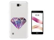 C0655 - Cosmic Colourful Street Wear Diamond Pop Art Design Lg X5 Fashion Trend Case Gel Rubber Silicone All Edges Protection Case Cover