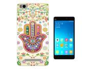 Xiaomi Redmi 3 Gel Silicone Case All Edges Protection Cover 052 - Floral Hamsa Hand Lucky Charm