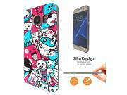 Samsung Galaxy S6 Edge Fashion Trend 0.3 Mm Ultra Mince Protecteur Coque Tous Les Bords&arriÃ¨re Protection Case Coque - Clearc0726 - Kawaii Pop a