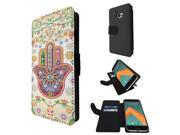 Sony Xperia X Flip Case Cover Book Style Tpu Case 052 - Lucky Charm Floral Hamsa Hand Shabby Chic