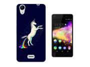 Wiko Rainbow up 4g Gel Silicone Case All Edges Protection Cover 1357 - Trendy Kawaii Nature Unicorn Horse Fantasy Whimsical Rainbow Pop