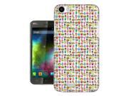 Wiko Lenny Gel Silicone Case All Edges Protection Cover C0626 - Mini Multi Fast Food Collage Burgers Fries Soda Pop Candy Taco Cupcakes