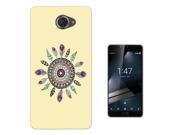 Vodafone Smart Ultra 7 (5.5) Gel Silicone Case Protection Cover 1170 - Feathers Lucky Charm Evil Eye
