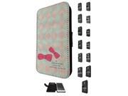 1021 - Pink Bow Girls Fashion Love Quote Design Samsung Galaxy A3-2015 Flip Case Credit Card Holder Cover Book Style