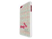 1021 - Pink Bow Girls Fashion Love Quote Design for Apple iPod Touch 6 Hard Plastic Case Back Cover