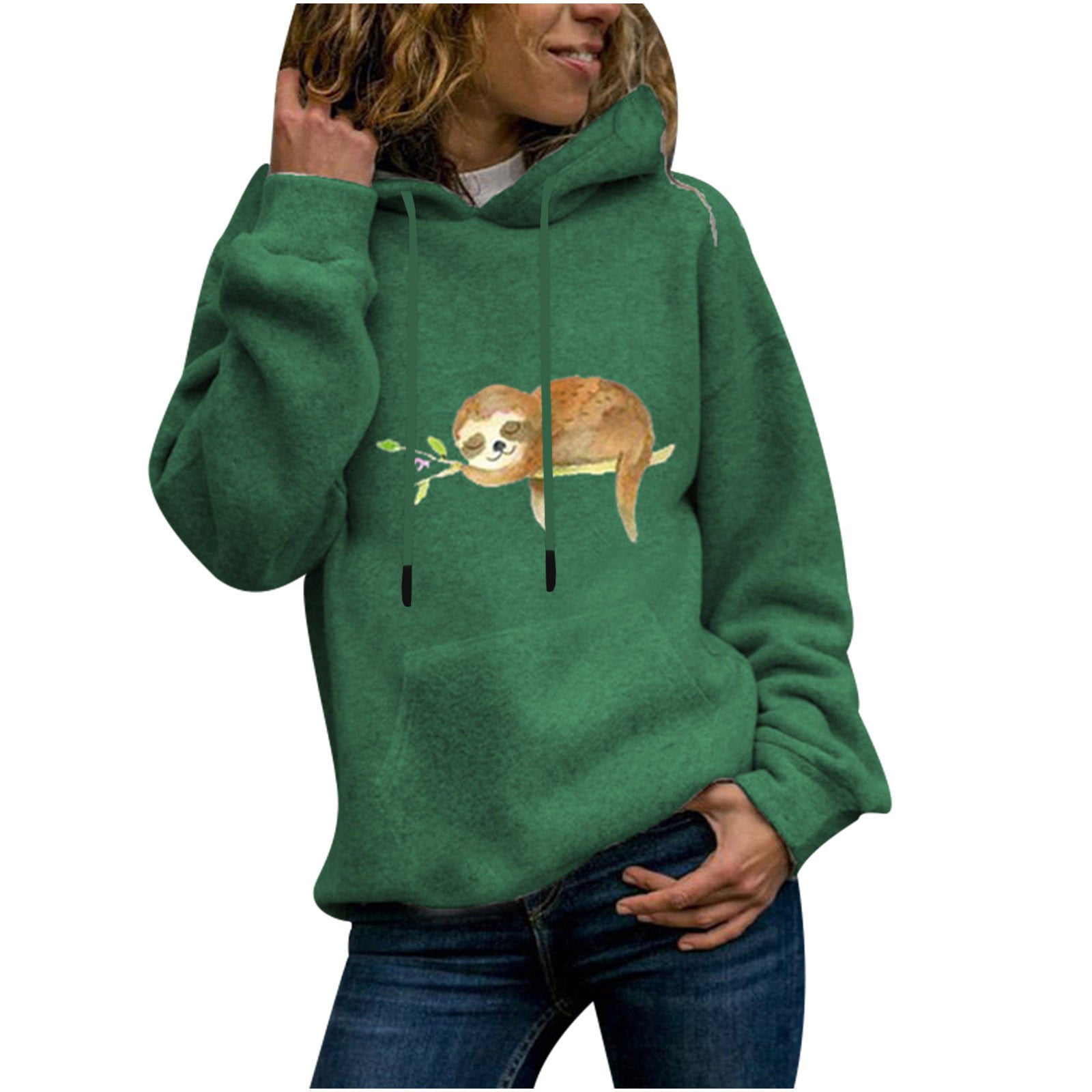 GWAABD Long Sleeve Crop Tops Casual Ladies Womens Long Blouse Sweatshirt Sleeve Print Pullover Tops Winter Women S Blouse