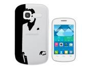 Alcatel One Touch Pop C1 Gel Silicone Case All Edges Protection Cover C0026 - Gangster Movie Star