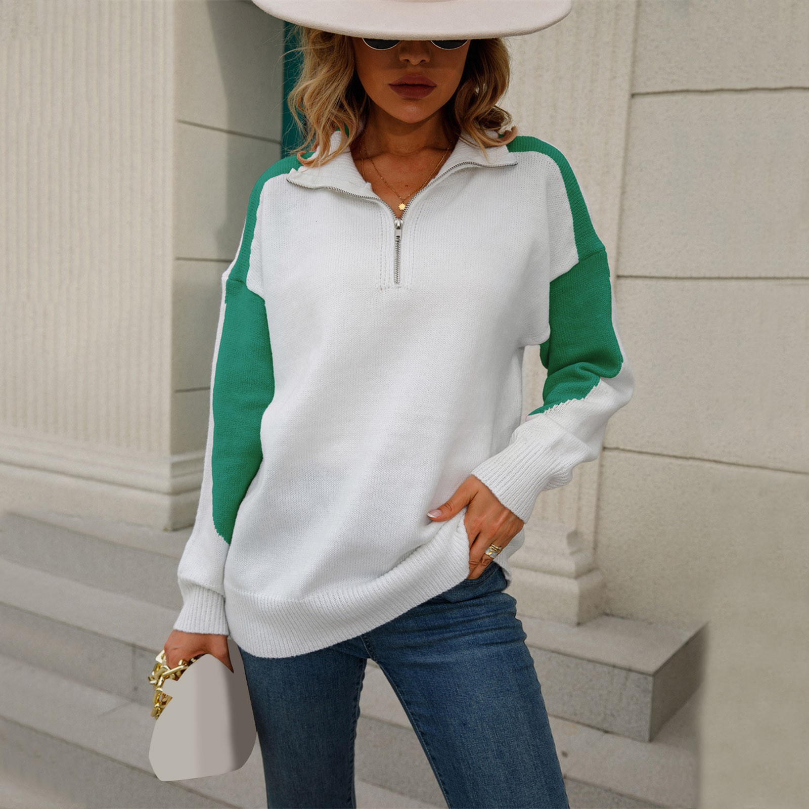 Quealent Oversized Sweaters for Women Women S Classic-Fit Lightweight Long-Sleeve V-Neck Sweater (Available in Plus Size) Black XL
