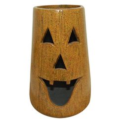 Large Cylinder Pumpkin Luminary Halloween Decoration