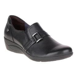 Women's Hush Puppies Charming Oleena Slip on Black Leather