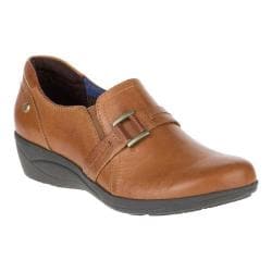 Women's Hush Puppies Charming Oleena Slip on Tan Leather