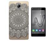Wiko Robby / Wiko S-kool Gel Silicone Case All Edges Protection Cover 296 - Shabby Chic Eastern Art Lucky Charm