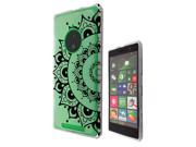 Nokia Lumia 830 Gel Silicone Case All Edges Protection Cover C0048 -shabby Chic Middle East Art Lucky Charm