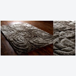 Artist's Loom Hand-woven Shag Rug (5' X 7'6)