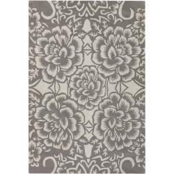 Artist's Loom Hand-tufted Transitional Floral Wool Rug (7'9x10'6)