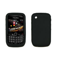 Black Silicone Skin Cover Case for Blackberry Curve 3g 9300