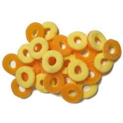 Gummi Peach Rings - Bulk 3 Lb Bag (188 Ct)
