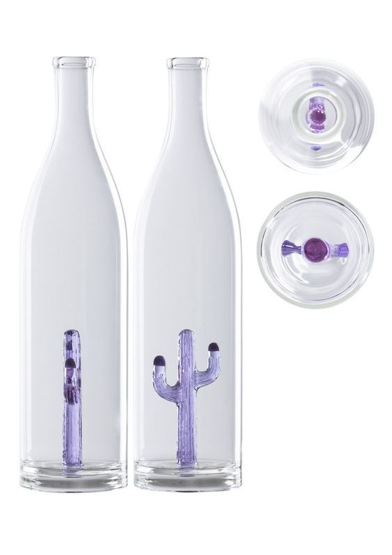 Cactus Bottle (Amethyst Cactus)