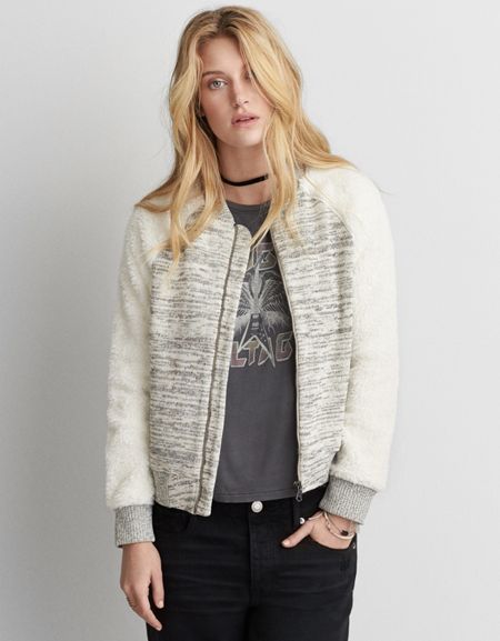 Ae Ahh-mazingly Soft Bomber Jacket