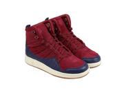K-swiss Volley Mid Suede P Cordovan   Navy   Cold Creme Mens High Top Sneakers