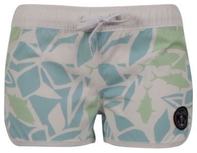 Salt Life Sea Side Volley Board Shorts for Ladies - Light Blue - Xs
