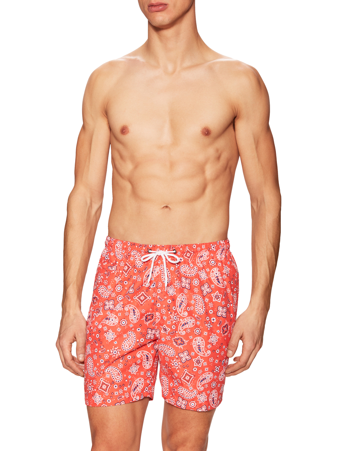 7 San O Volley Paisley Swim Trunks