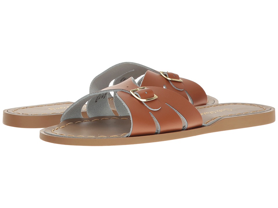 Salt Water Sandal by Hoy Shoes Classic Slide (Big Kid/Adult) (Tan) Girls Shoes
