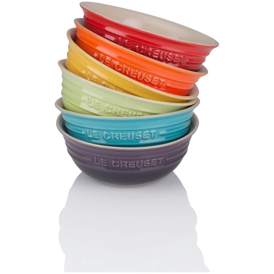 Le Creuset Stoneware Rainbow Bowls (set Of 6)