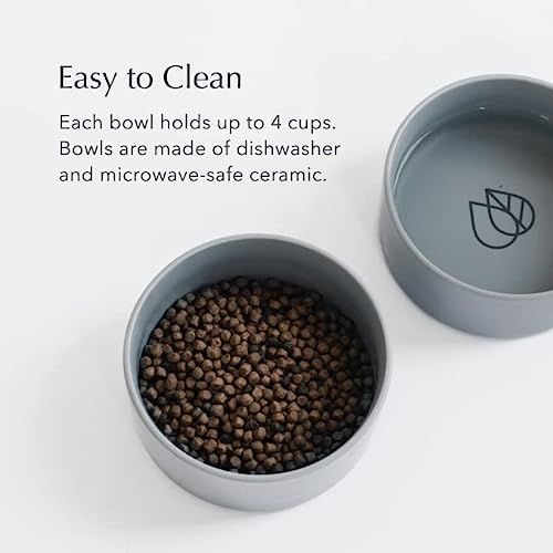 Dorai Dog Bowls Grey