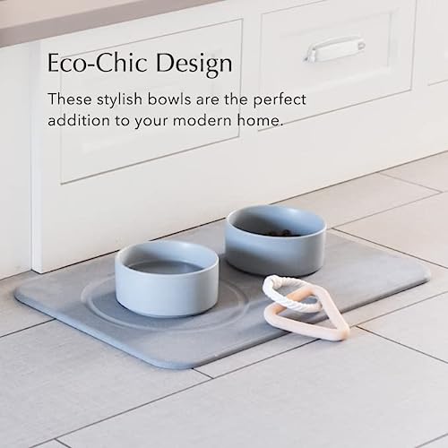 Dorai Dog Bowls Grey
