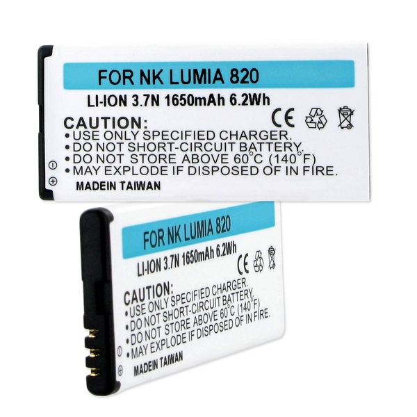 Empire Bli-1323-1.6 Nokia Lumia 820 3.7v 1650 Mah Li-ion Battery - 6.11 Watt