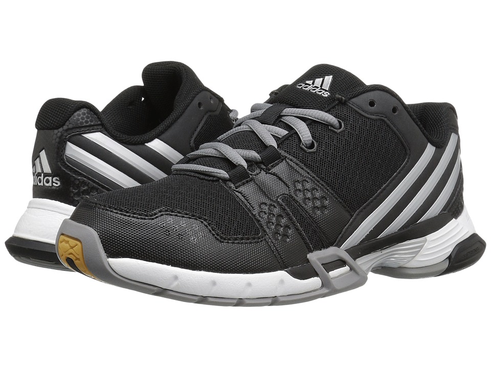 Adidas - Volley Team 4 (black/matte Silver/grey) Women's Volleyball Shoes
