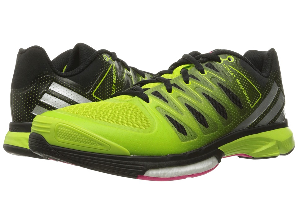 Adidas - Volley Response Boost 2.0 (semi Solar Slime/matte Silver/black) Women's Volleyball Shoes