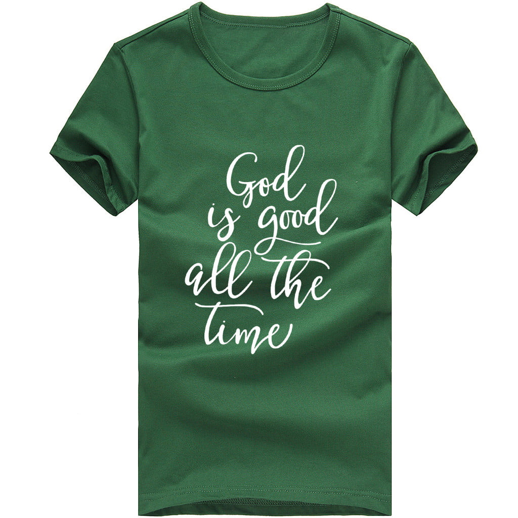 CLZOUD Blouse for Women Dressy Casual Green Unisex T-shirt Workout Shirt Women Casual Short Sleeve Tops Mom Life Shirt Xl