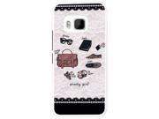 Htc One M8 Coque Fashion Trend Case Coque Protection Cover Plastique Et MÃ©tal - White 1253 - Trendy Fashion Bloggers Favourite Handbag Sunglasses L