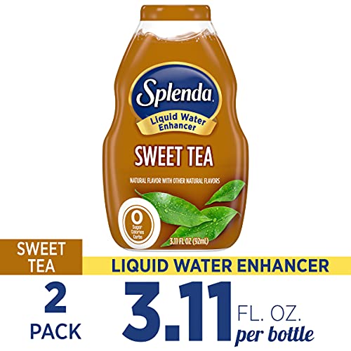 SPLENDA Liquid Water Enhancer Drops  Sugar Free  Zero Calorie  Natural Flavor  Concentrated Drink Mix  3.11 Fl Oz Each Bottle (Sweet Tea  2 Pack) thumbnail