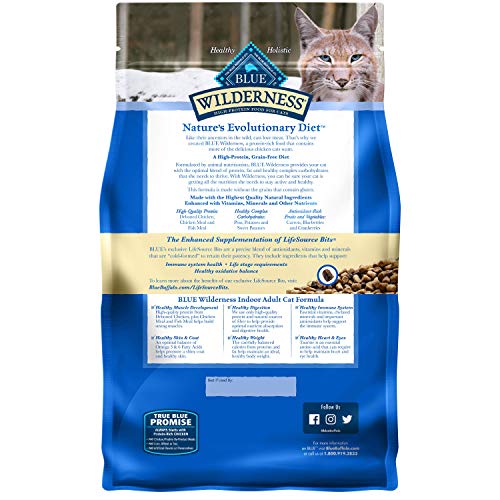 Blue Buffalo Wilderness High Protein  Natural Adult Indoor Dry Cat Food  Chicken 2-lb thumbnail