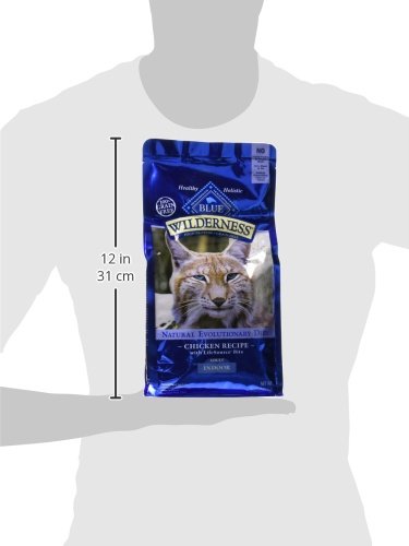 Blue Buffalo Wilderness High Protein  Natural Adult Indoor Dry Cat Food  Chicken 2-lb thumbnail