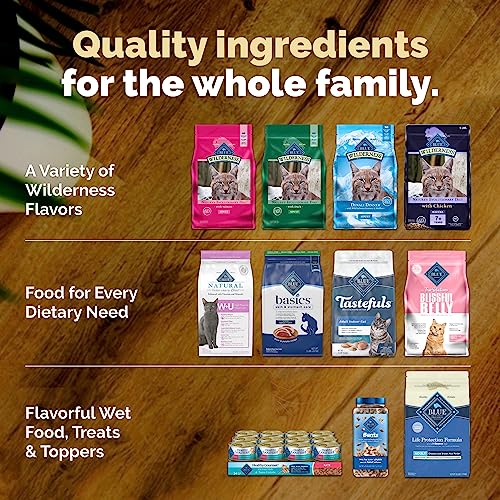 Blue Buffalo Wilderness High Protein  Natural Mature Dry Cat Food  Chicken 5-lb thumbnail